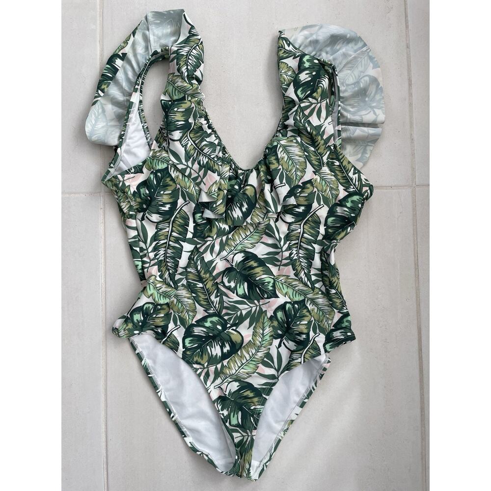 Cabana Del Sol Swim One Piece Swimsuit Multicolor Floral Swimwear Beach